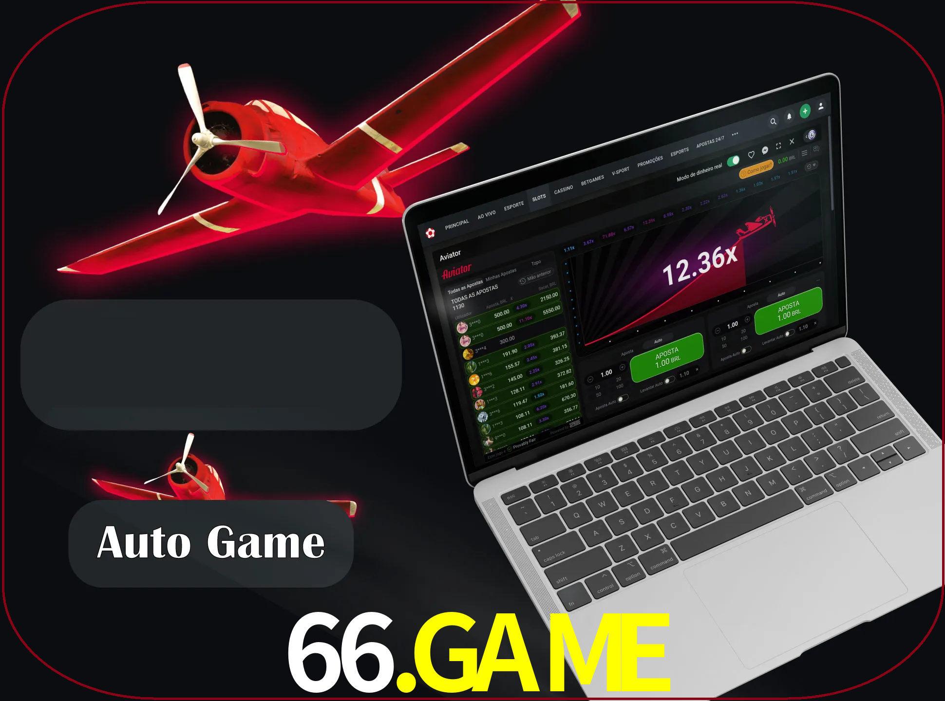 No modo automático, os jogos apostam e sacam seu dinheiro automaticamente.