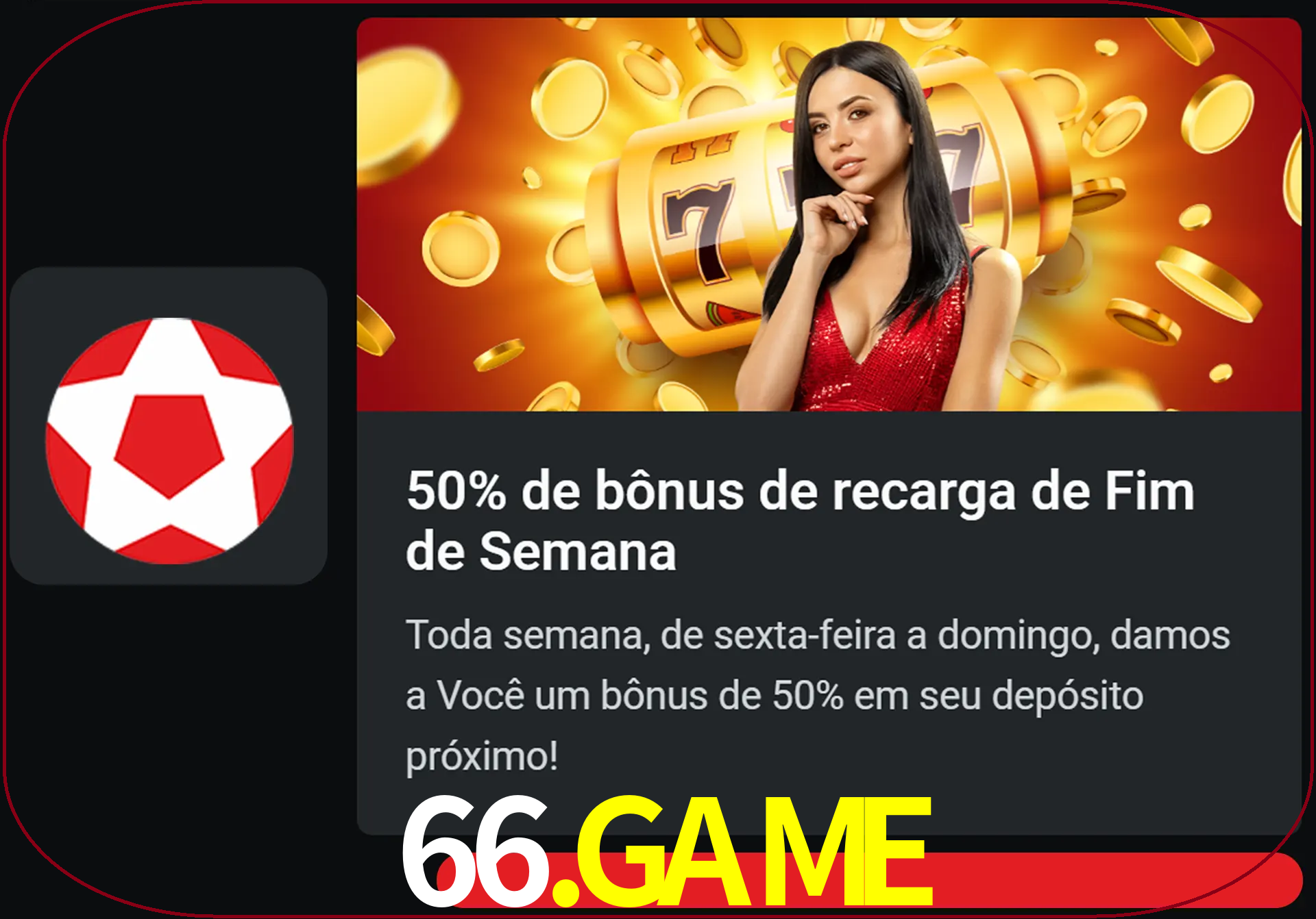 Volte a cada semana para receber novos bônus em dinheiro.